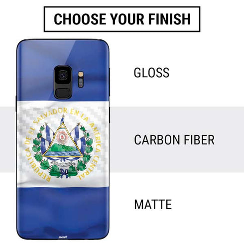 El Salvador Flag Galaxy S9 Skin